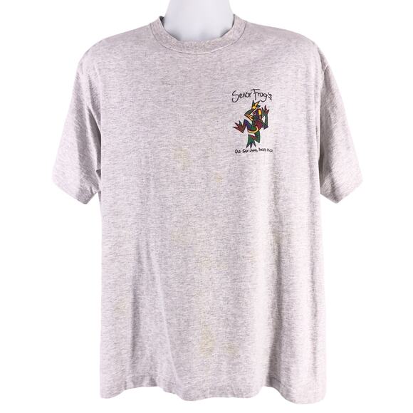 90s Senor Frog’s Old San Juan Puerto Rico tshirt 1990s vintage - Picture 2 of 9